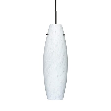Besa Lighting Besa Pendant Tara Black Carrera 1x150W A21 1VT-412719-BK
